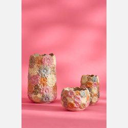 Vase Daisy multifarvet, stor