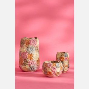 Vase Daisy multifarvet, lille