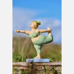 Damer i yoga-positur