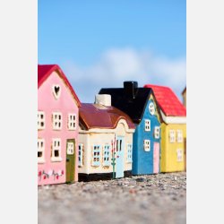 Hus t/fyrfadslys Ebeltoft lysebl� d�r stokroser