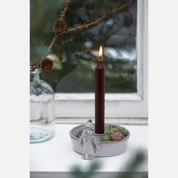 Stage t/2,2 cm lys julemand p� siden hvid