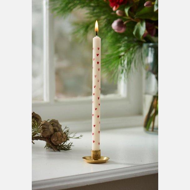 Kertelys r�de hjerter stearin �:1,3 H:20 svanem�rket