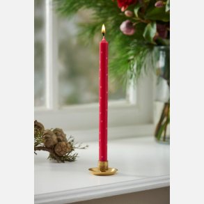 Kertelys r�d m/lyser�de hjerter stearin �:1,3 H:20 svanem�rket