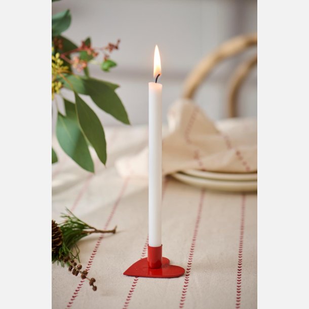 Stage t/1,3 cm lys hjerteformet