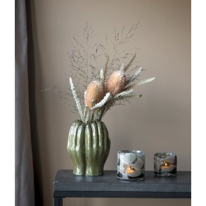 vase, hnder, brun/sort