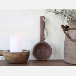 Grimaud Ske m. hndtag og jutesnor til deko