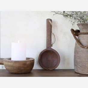 Grimaud Ske m. hndtag og jutesnor til deko