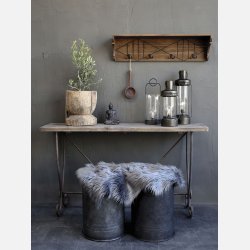 Grimaud Ske m. hndtag og jutesnor til deko