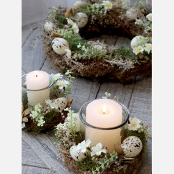 Hurricane m. blomsterkrans