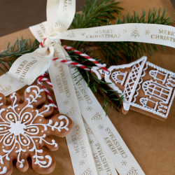 Bnd merry christmas, creme