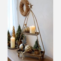 Fleur Grantr m. guldglimmer