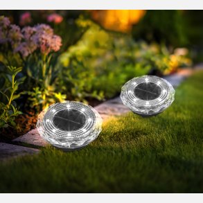 LED Solcelle Havespots, 4 PAK