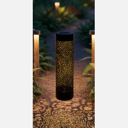Skandi LED Solcelle Tube Projection 