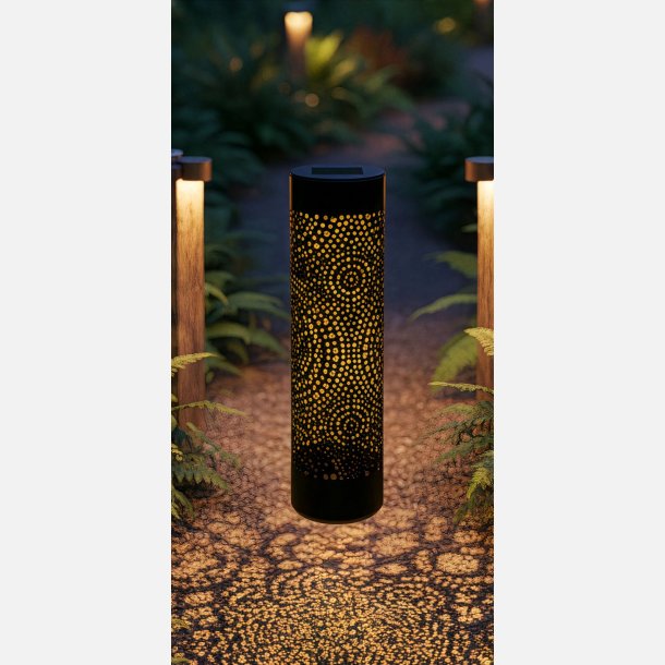 Skandi LED Solcelle Tube Projection 