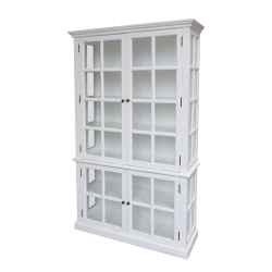 Marseille Vitrineskab m. 4 lger &amp; hylder