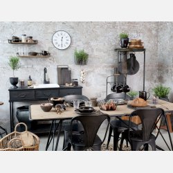 Factory Konsolbord m. 3 skuffer 