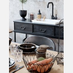 Factory Konsolbord m. 3 skuffer 