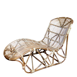 Liggestol, rattan