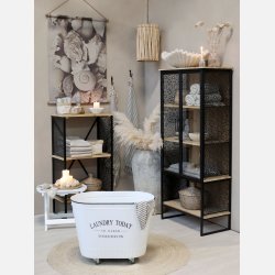 Vence Vitrineskab m. 4 hylder