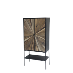 Skab m. 2 lger og 1 hylde