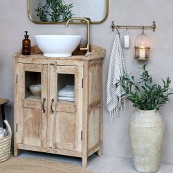 Grimaud Skab m. glaslger