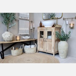 Grimaud Skab m. glaslger