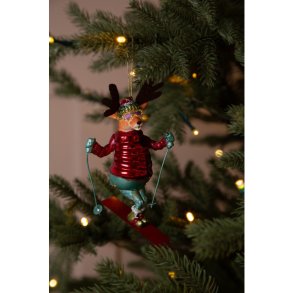 Afterski - Ornament R�d glas