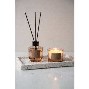 Holmen, Bella gaves�t med duftlys og duftolie, white sandal