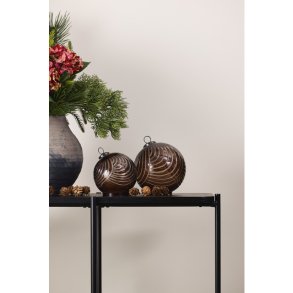 Matera julekugle, brun