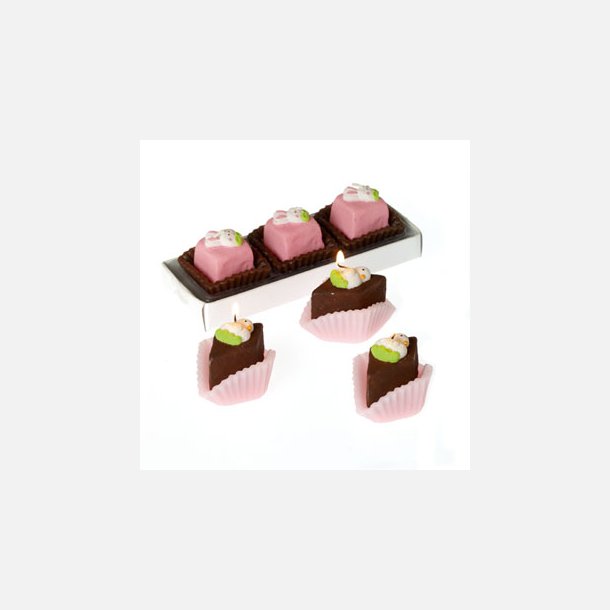 Kage-stearinlys med lling/kanin