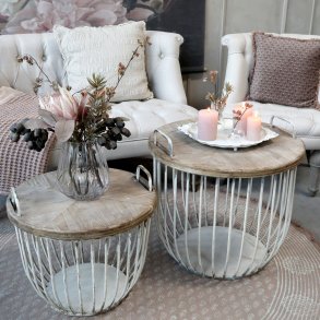 Sofabord m. trlg st af 2