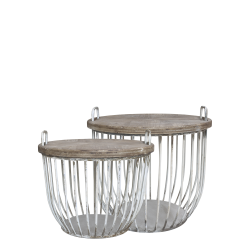 Sofabord m. trlg st af 2