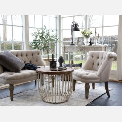 Sofabord m. trlg st af 2