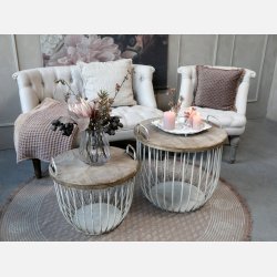 Sofabord m. trlg st af 2