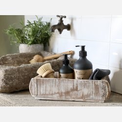 Murstensform unika,  antique hvid