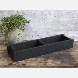 Murstensform dobbelt unika, sort