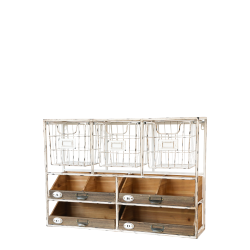 Vgreol m. skuffer, creme