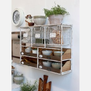 Vgreol m. skuffer, creme