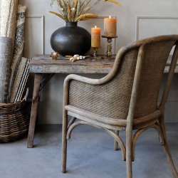 Gl. fransk Stol m. flet