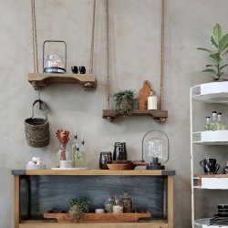 Grimaud Hylde m. jutesnor til deko