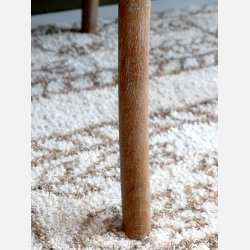 Fransk Spisebordsstol m. fletsde, natur, 2 pack