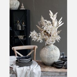 Fransk Spisebordsstol m. fletsde, natur, 2 pack