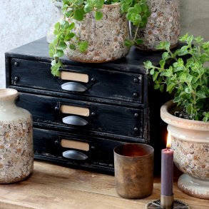 Factory Kabinet m. 3 skuffer