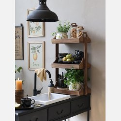 Chic antique, Grimaud Reol til bord m. 3 hylder