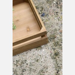 Bakke m. tekst, st med 4 stk