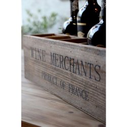 Kasse m. 10 rum, wine 