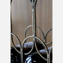 Vinreol til 9 flasker, antique messing