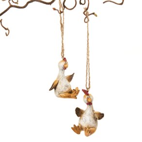 Hne/hane, poly., antikhvid, til ophng