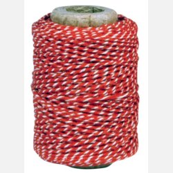 Dokumentgarn rd/hvid 50 m