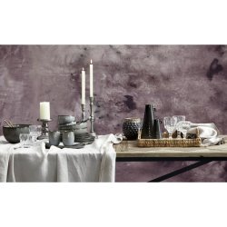 Lene Bjerre, rustik stearinlys,12 cm, off white
